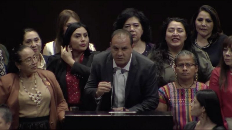 Â¡Yo no tengo miedo!: CuauhtÃ©moc Blanco sube a tribuna para defender su no desafuero