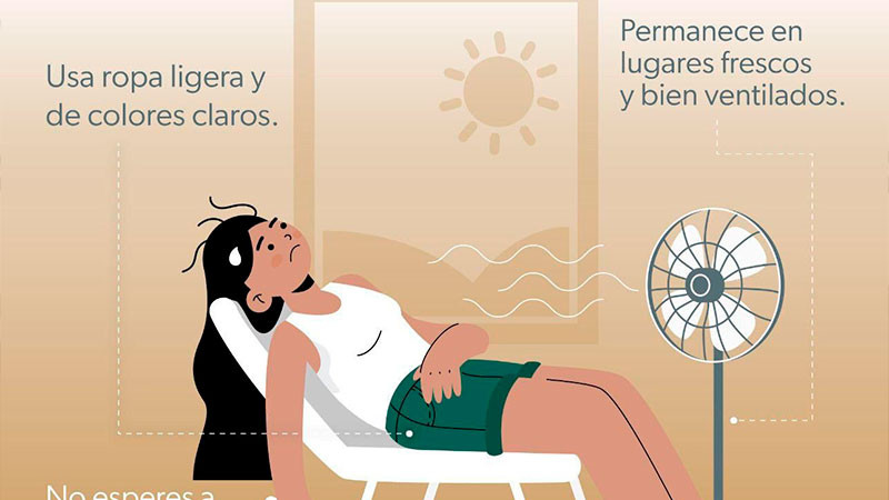 Ante onda de calor, exhorta PC MichoacÃ¡n a poblaciÃ³n mantenerse alerta