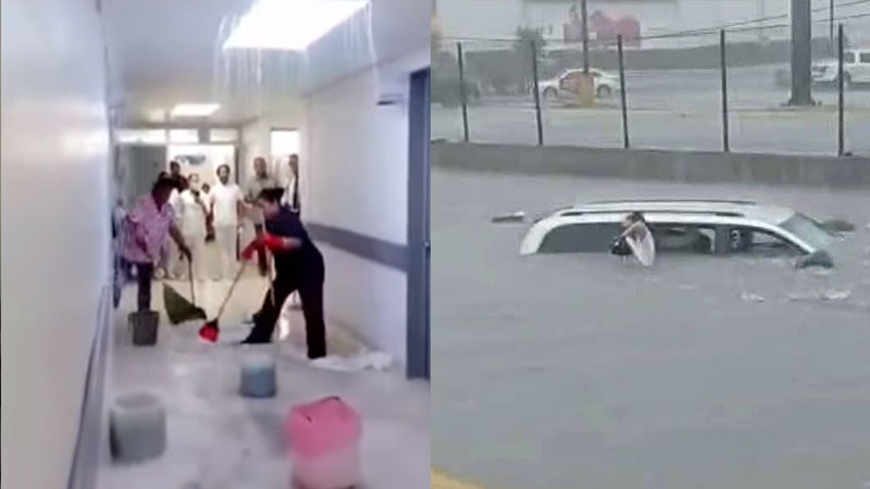 EjÃ©rcito activa el Plan DN-III por lluvias en Tamaulipas; se inunda hospital del ISSSTE Matamoros