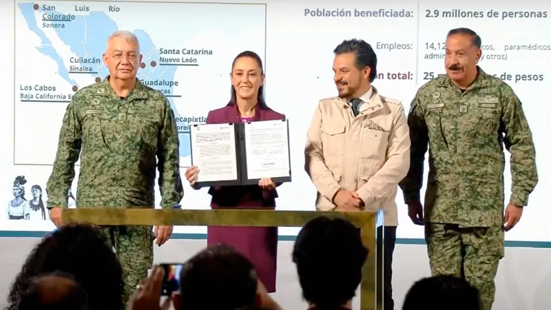 Ingenieros de Defensa construirÃ¡n 7 hospitales del IMSS, anuncia Sheinbaum