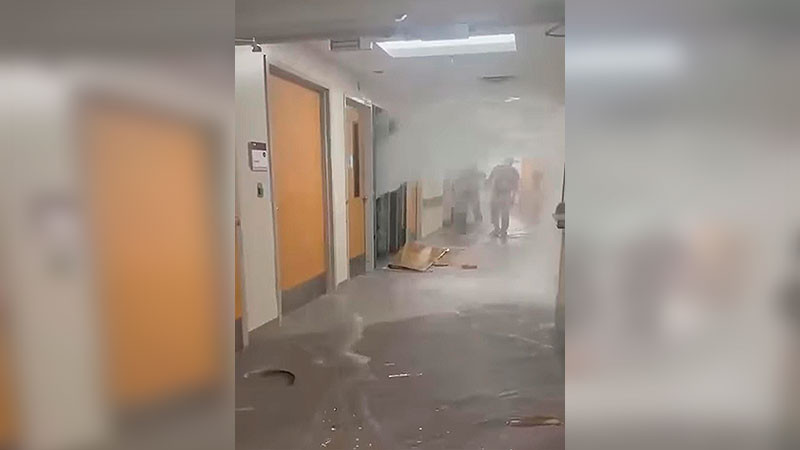 Se inunda hospital en Texas por lluvias