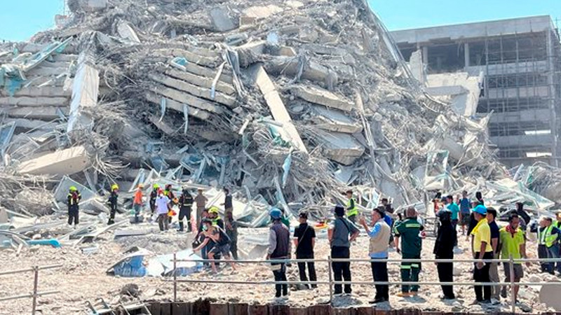 Terremoto de magnitud 7.7 en Myanmar deja al menos 20 muertos y decenas de edificios destruidos