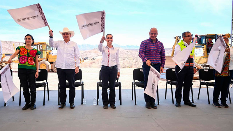 Arranca Claudia Sheinbaum la construcciÃ³n de la carretera Bavispe-Nuevas Casas Grandes en Sonora 