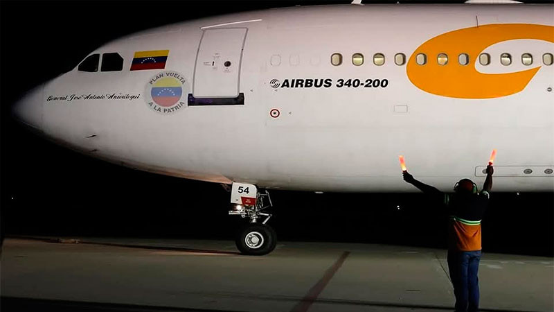 Llega a Venezuela vuelo con 175 migrantes de EU; entre ellos, un criminal de peso 