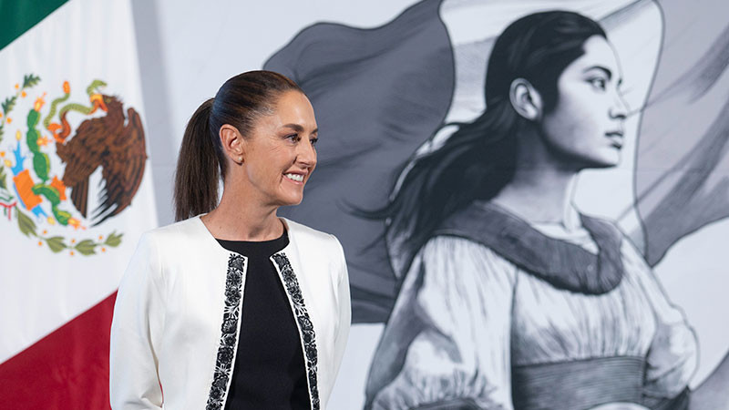 Claudia Sheinbaum es aprobada por el 82% de los mexicanos: Enkoll