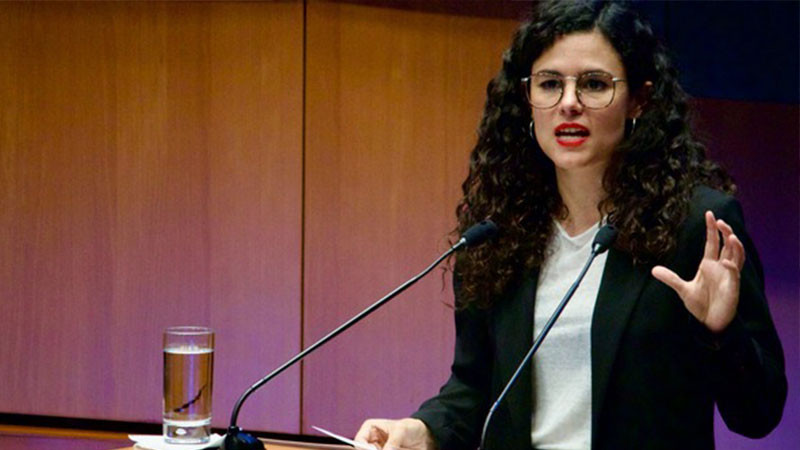 Luisa MarÃ­a Alcalde se lanza contra el INE por prohibir que los tres poderes del Estado promuevan la participaciÃ³n en elecciÃ³n 