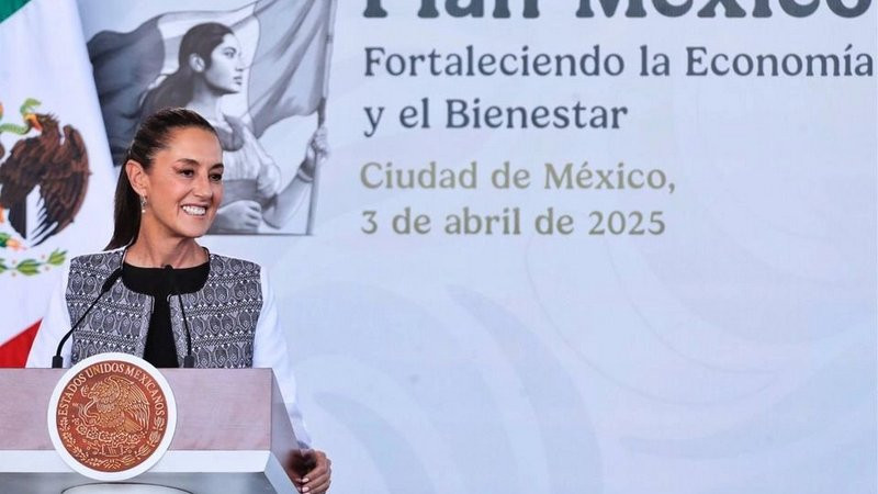 Claudia Sheinbaum anuncia 18 programas y acciones del Plan MÃ©xico en respuesta a aranceles de Trump