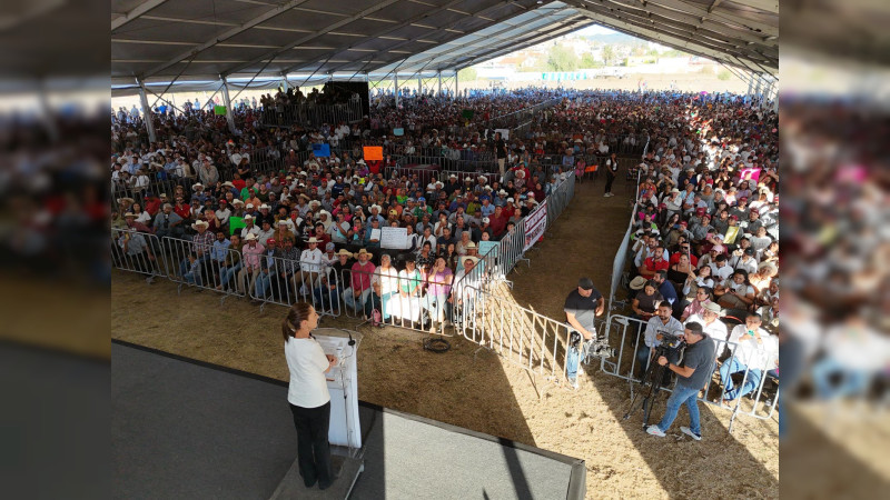Sheinbaum inicia en MichoacÃ¡n el programa Cosechando SoberanÃ­a 