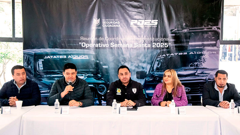 IovÃ¡n ElÃ­as PÃ©rez HernÃ¡ndez tuvo en la Sierra Gorda reuniÃ³n de coordinaciÃ³n por la Semana Santa