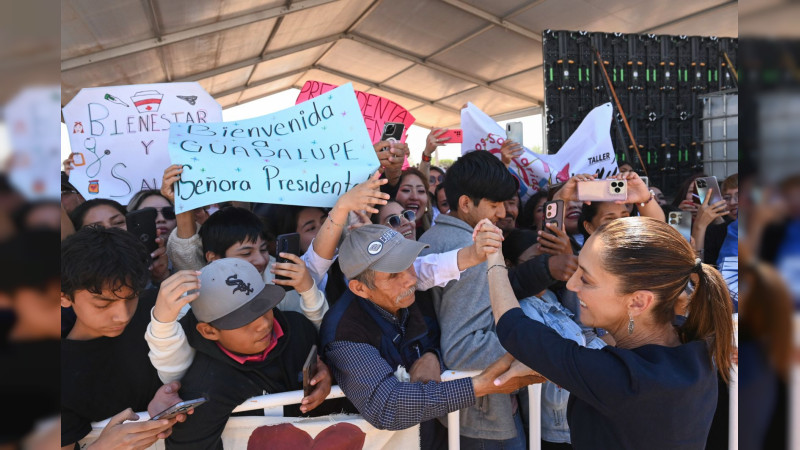 Plan MÃ©xico: En su visita a Zacatecas, anuncia Sheinbaum construcciÃ³n de Hospital Regional de Guadalupe y 20 mil viviendas 
