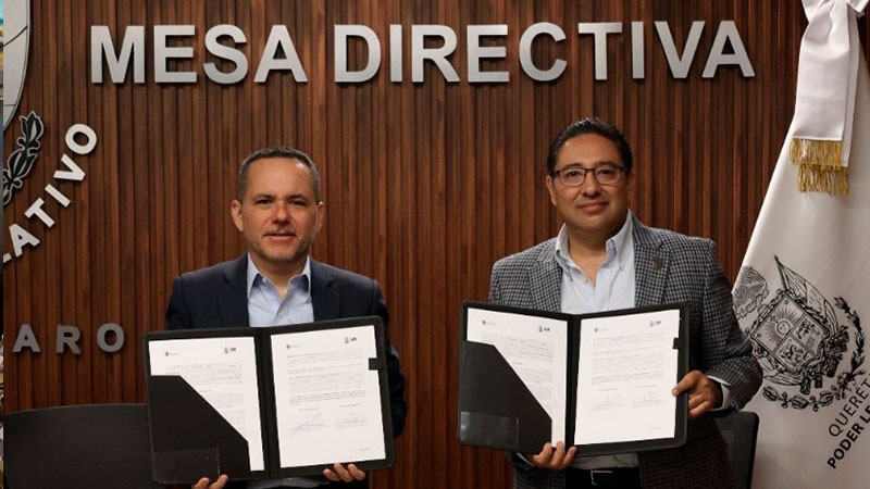 Diputados del Congreso de QuerÃ©taro firma convenio en materia de uso de plataformas de declaraciÃ³n