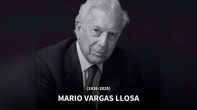 Sheinbaum lamenta muerte del escritor Mario Vargas Llosa