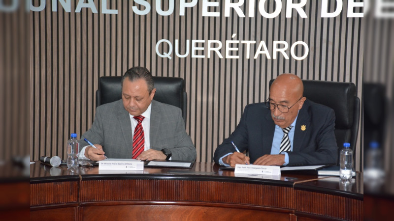 Firman convenio para reforzar la infraestructura judicial en QuerÃ©taro