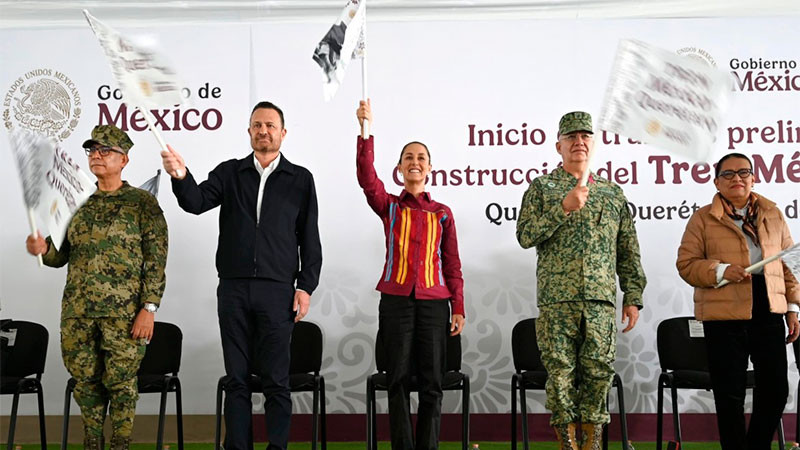 El prÃ³ximo domingo visitarÃ¡ QuerÃ©taro Claudia Sheinbaum; darÃ¡ el banderazo de inicio de obras del Tren MÃ©xico-QuerÃ©taro 
