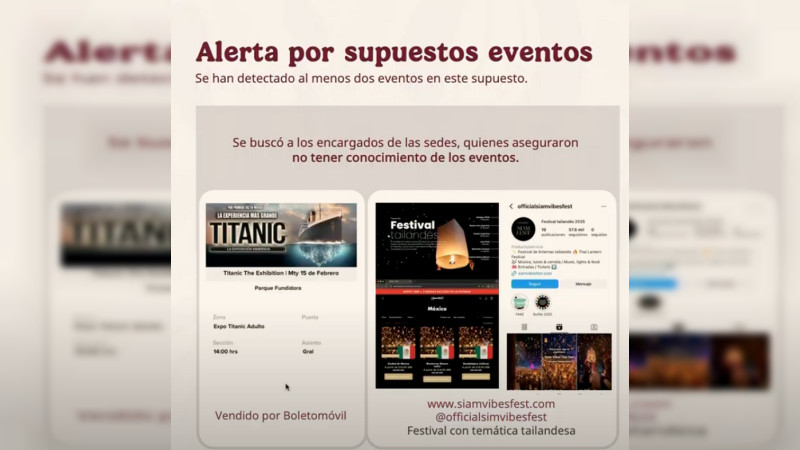 Profeco pide a la ciudadanÃ­a tener cuidado con eventos falsos que se promocionan en redes sociales