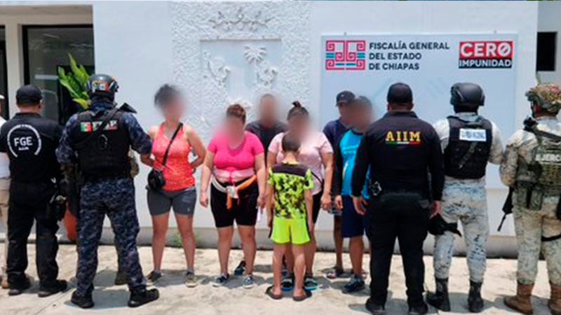 Rescatan a siete migrantes cubanos en Tapachula, Chiapas