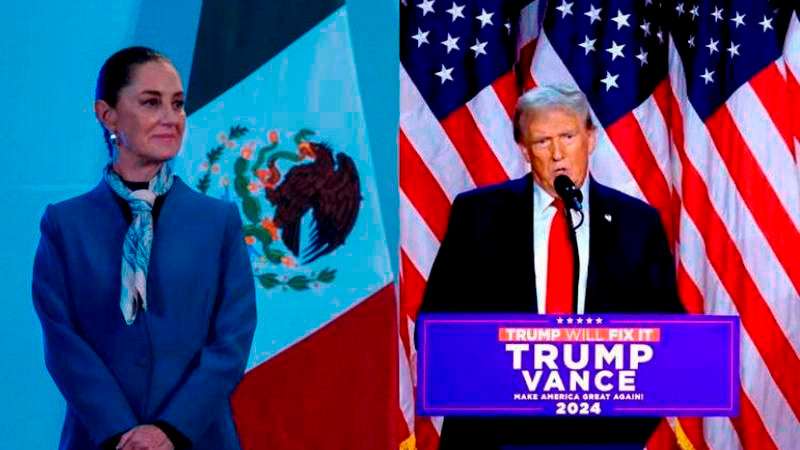 Confirma Trump rechazo de Sheinbaum a entrada de militares de EEUU a MÃ©xico