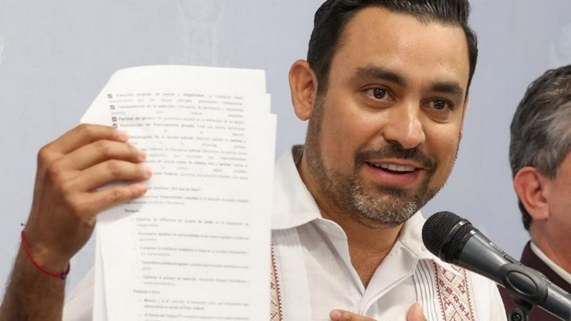 Homero Barrera defiende insaculaciÃ³n por tÃ³mbola en la reforma judicial