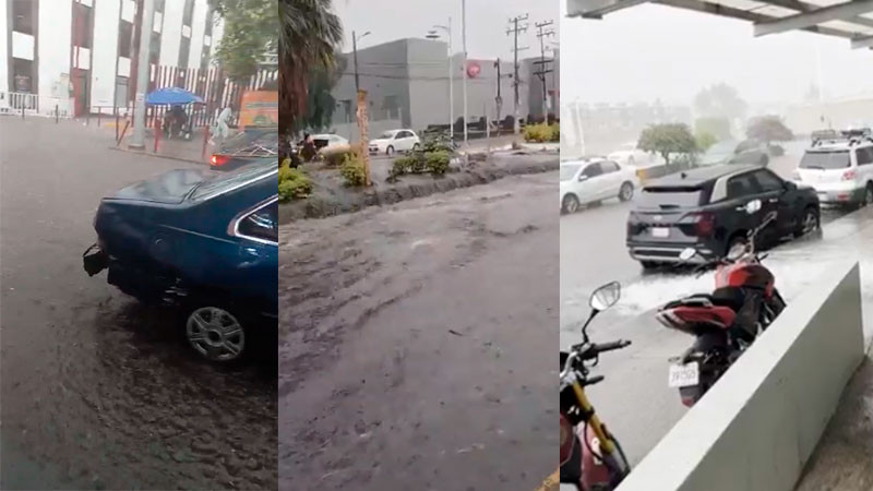 Fuerte tormenta deja inundaciones en Estado de MÃ©xico