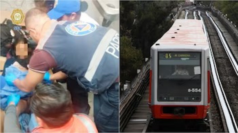 NiÃ±a de 13 aÃ±os se convierte en madre al dar a luz en pleno Metro de la Ciudad de MÃ©xico
