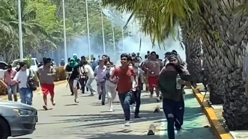 Claudia Sheinbaum condena represiÃ³n en Tabasco tras operativo contra estudiantes