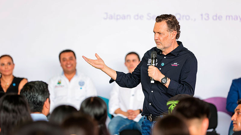 Convoca Mauricio Kuri a juventud serrana a decir sí a una mejor vida