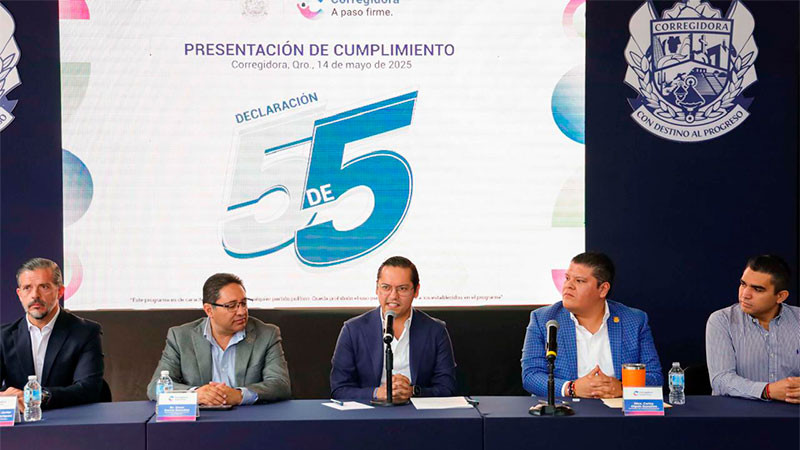 Alcanza el 100% de cumplimiento de los servidores públicos en la Declaración 5 de 5 el municipio de Corregidora  