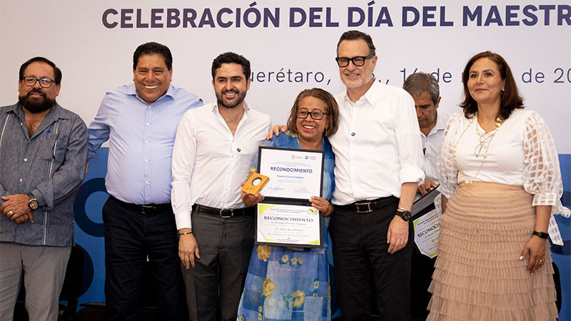 Es el magisterio queretano artífice de las futuras generaciones: Mauricio Kuri