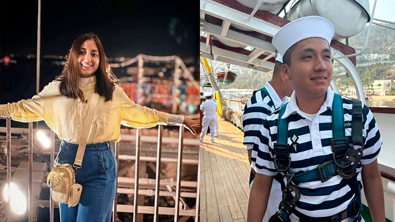 Despiden a América y Adal, marinos fallecidos tras el choque del Buque Cuauhtémoc