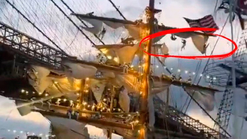 Regresan a México 180 cadetes del Buque Escuela Cuauhtémoc tras accidente en Brooklyn