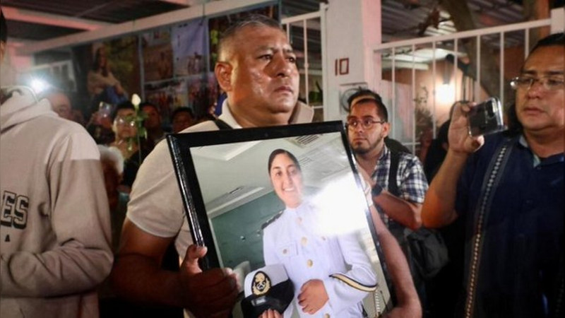 Dan último adiós a cadete América Yamilet, cadete fallecida tras accidente en puente de Brooklyn