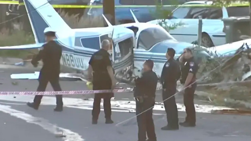 Otro accidente aéreo en EEUU; avioneta cae sobre vecindario en San Diego