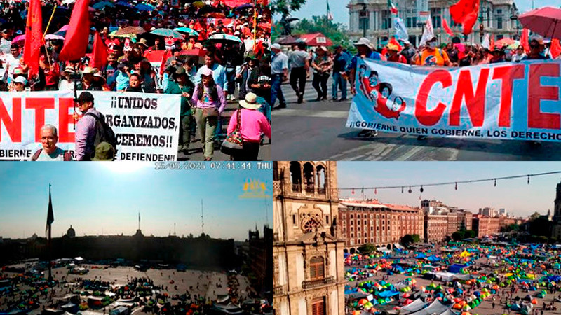 Advierte CNTE que no bajará 