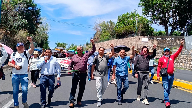 Poder de Bases no retira plantón hasta concretar acuerdos: CNTE Michoacán