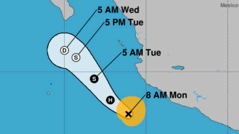 'Bárbara' evoluciona a huracán en costas mexicanas