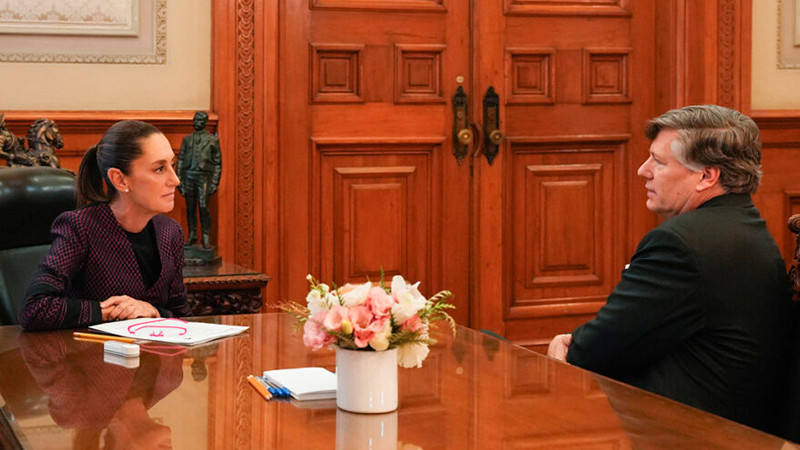 Concluye reunión Sheinbaum-Landau; abordaron la relación bilateral