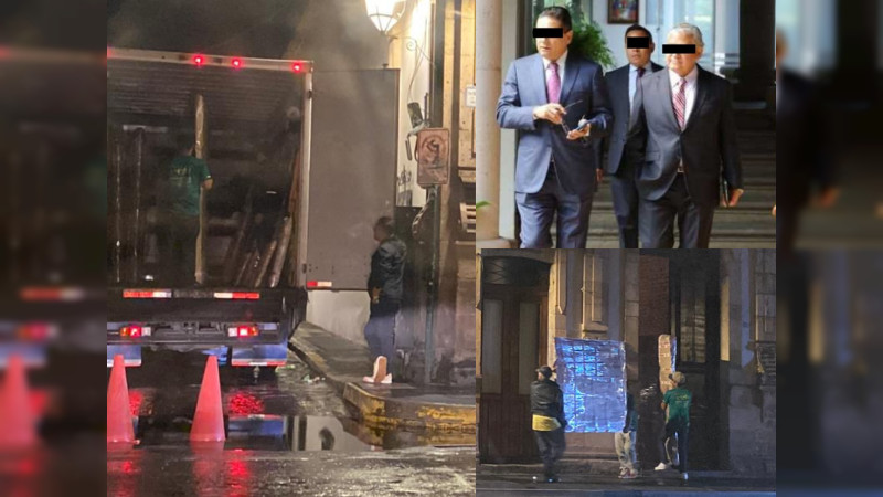 Mudanza vacía casona del exsecretario de Finanzas de Michoacán en el Centro Histórico de Morelia: Está preso por ayudar al desfalco de miles de millones con Silvano Aureoles