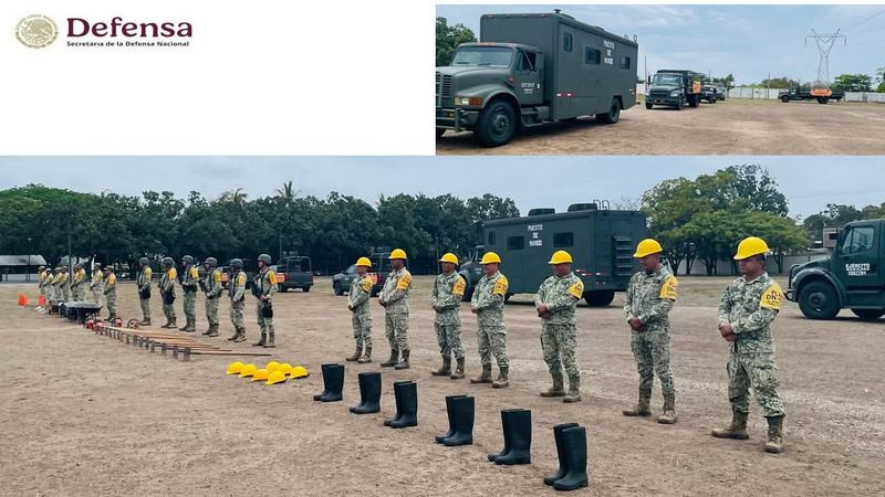 Ejército activa protocolos ante temporada de huracanes en Lázaro Cárdenas
