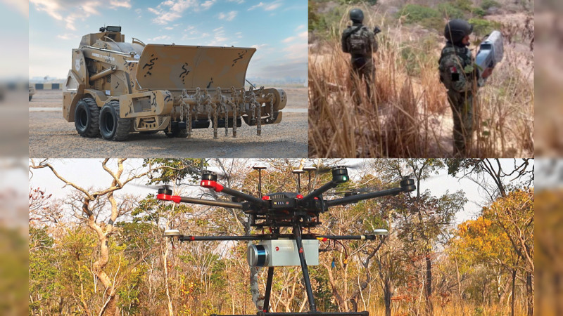 Se blinda Defensa ante ola de drones - bomba y minas en México: Gastará más de 1,600 millones en tecnología para detectar e inhibir, y en desminadoras controladas a distancia