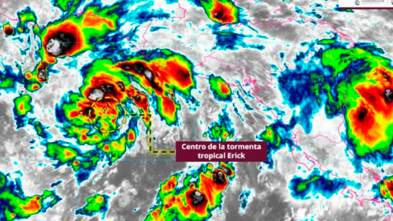 'Erik' ocasionará lluvias intensas en sureste de México