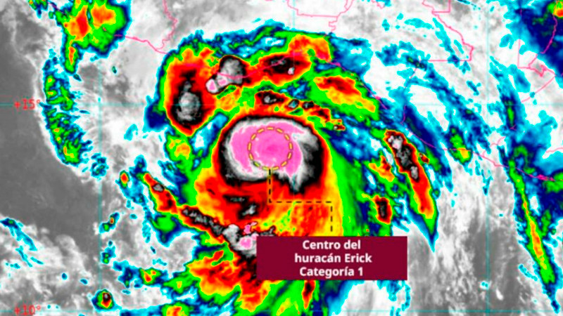 'Erick' se debilita a categoría en su paso por Guerrero