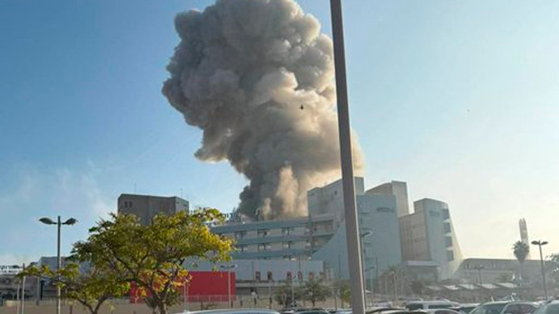 Misil iraní impacta contra hospital de Israel