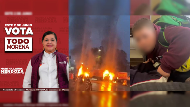 Caótica semana en Michoacán: Del homicidio de una Alcaldesa a niños atrapados en escuelas por violencia