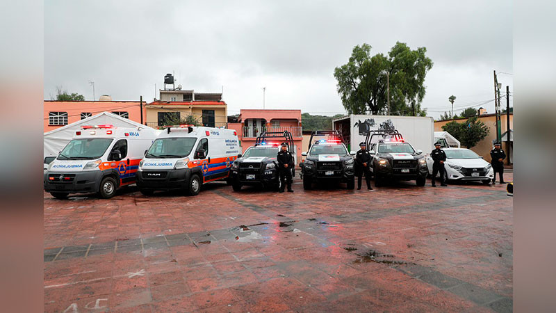 Entregan equipo de emergencias en Colón, Querétaro