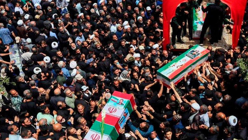 Irán celebra funeral de estado de militares y científicos caídos en conflicto con Israel