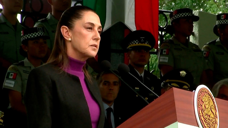 Sheinbaum reivindica a la Guardia Nacional como pilar de la Seguridad en México