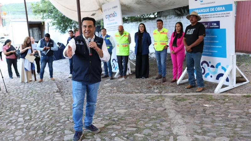 Arranca obra social en Guadalupe, Huimilpan