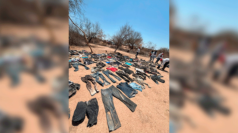 En Hermosillo: Autoridades confirman el hallazgo de 4 cuerpos y más de 40 prendas en fosas clandestinas