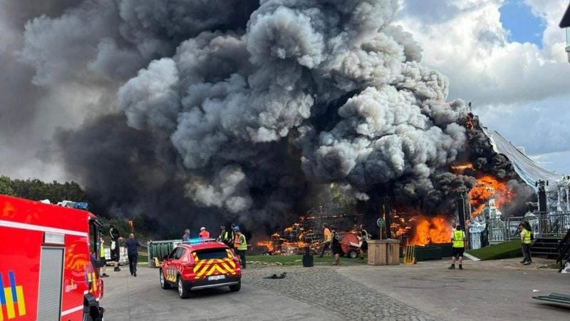 Fuego consume escenario principal de Tomorrowland a días de su inauguración; es el evento de música electrónica más grande del mundo