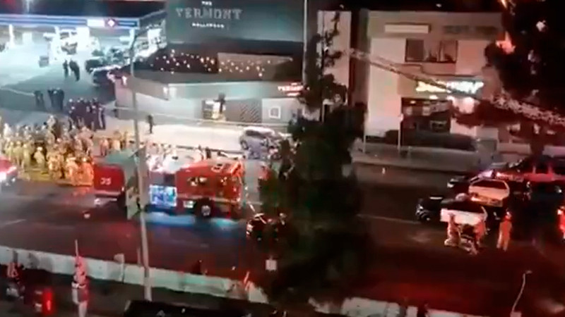 Atropellamiento masivo en Los Ángeles deja al menos 20 heridos; tres en estado crítico